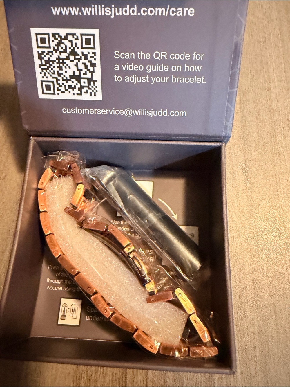 Men's Rose Gold Magnetic Bracelet - Rose Gold
